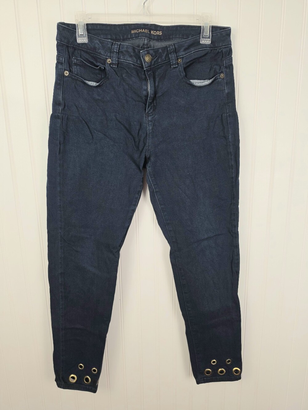 Michael Kors | Grommet Detail Ankle Jeans Size 8